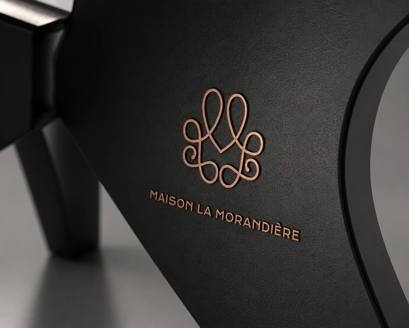 Signature Maison La Morandière intégrée à une création